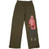 X-Girl X T-Rex Sweat Pants (Olive) -Unisex Clothing Sales 105231031023 OLI
