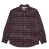 Stussy Sherpa Lined Plaid Shirt (Navy) -Unisex Clothing Sales 1110268 nvy