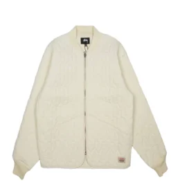 Stussy S Quilted Liner Jacket (Cream)