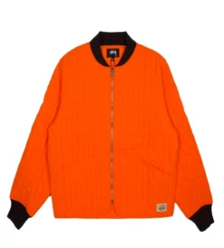 Stussy S Quilted Liner Jacket (Orange)