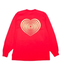 New Love L/S Tee (Tomato / Creme)