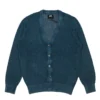 Stussy Loose Gauge Cardigan (Blue) -Unisex Clothing Sales 117164 BLUE