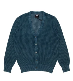 Stussy Loose Gauge Cardigan (Blue)