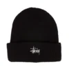 Stussy Basic Cuff Beanie (Black) -Unisex Clothing Sales 1321019BLK