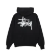 Basic Stussy Pigment Dyed Hoodie (Black) -Unisex Clothing Sales 1924879P BLAC b