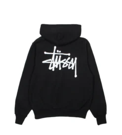 Basic Stussy Pigment Dyed Hoodie (Black)