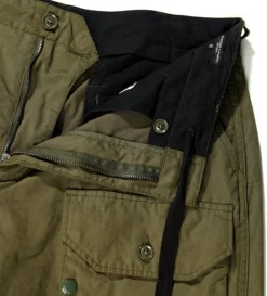 Flight Pant (Olive PC Coated Cloth) -Unisex Clothing Sales 22F1F026 SD006d1