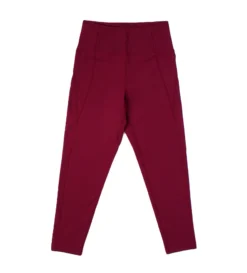 Compressive High-Rise Legging - 7/8 Length (Plum)