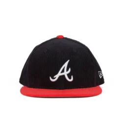 Proper X New Era 1991 Atlanta Braves 59Fifty (Navy / Scarlet Corduroy)