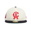 Proper X New Era California Angels 25th Anniversary 59Fifty (Chrome White / Navy) -Unisex Clothing Sales 70739137 chr