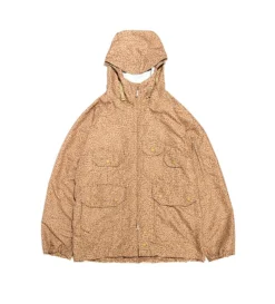 Atlantic Parka (Brown Poly Fiber Leopard Print)