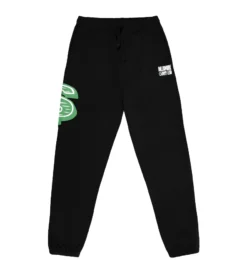 Straight Font Sweat Pant (Black)