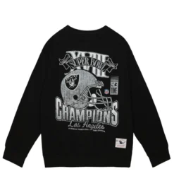 Mitchell & Ness Oakland Raiders Vintage Super Bowl Crew (Black)