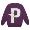 Star Knit Sweater (Purple) -Unisex Clothing Sales FA21 PR STRKNT PURb
