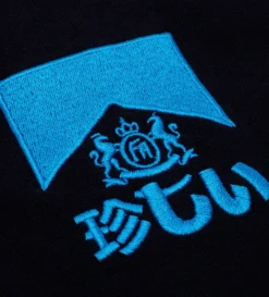 Sponsored Outline Rugby Shirt (Black) -Unisex Clothing Sales FAQ322S001 BLKd4