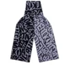 Sticker Stamp Scarf (Black) -Unisex Clothing Sales FAQ422X006 BLK