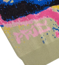 FELT Kisses Cotton Knit Sweater (Fog) -Unisex Clothing Sales FLFW22 KKS FOGd1