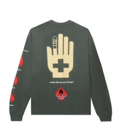 Flammable Gas L/S Tee (Surplus Green)