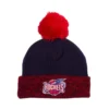 Mitchell & Ness Houston Rockets HWC Two Tone Pom Beanie (Blue) -Unisex Clothing Sales HPCK1052 HROYYPPPBLUE