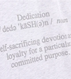 HTG Dedication S/S Tee (Light Heather) -Unisex Clothing Sales HTG220448 LIG2