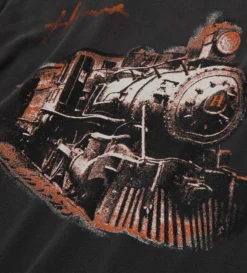 Train Graphic S/S Tee (Black) -Unisex Clothing Sales HTG230197 BLK 3