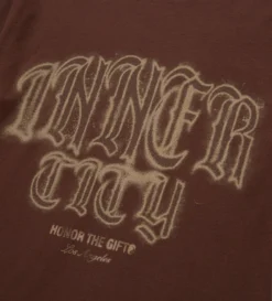 Stamp Inner City Tee (Brown) -Unisex Clothing Sales HTG230343 BRN 3