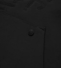 Script Embroidered Hoodie (Black) -Unisex Clothing Sales HTG230355 BLK 5