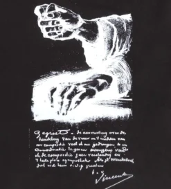 Hands T-Shirt (Black) -Unisex Clothing Sales L21W301008 BLKd1