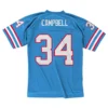 Mitchell & Ness 1980 Houston Oilers Earl Campbell Legacy Jersey (Light Blue) -Unisex Clothing Sales LGJYCP18079 HOILTBL80ECA b
