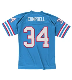 Mitchell & Ness 1980 Houston Oilers Earl Campbell Legacy Jersey (Light Blue)