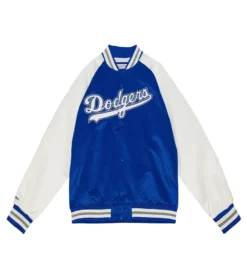 Mitchell & Ness Los Angeles Dodgers MLB Primetime Lightweight Satin Jacket (Royal)