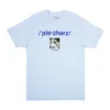 Pleasures Delusion T-Shirt (Powder Blue) -Unisex Clothing Sales P21F064 POW