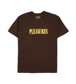 Pleasures Tickle Logo T-Shirt (Brown)
