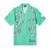 Pleasures Fury Button Down (Green) -Unisex Clothing Sales P22SU007 GRN