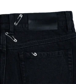 Pleasures Safety Pin 5 Pocket Denim (Black) -Unisex Clothing Sales P22W038 BLKd3
