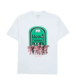 Pleasures Banned Books T-Shirt (White)