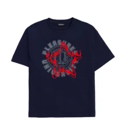 Pleasures University Heavyweight Shirt (Navy)