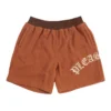 Pleasures Mars Sherpa Shorts (Brown) -Unisex Clothing Sales P23SP043 BRN