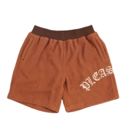 Pleasures Mars Sherpa Shorts (Brown)