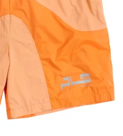 Pleasures Scholar Sport Shorts (Orange) -Unisex Clothing Sales P23SP048 ORAd1