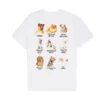 Pleasures Puppies T-Shirt (White) -Unisex Clothing Sales P23SP060 WHT b
