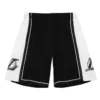 Mitchell & Ness LA Lakers White Logo Swingman Short (Black) -Unisex Clothing Sales PFSW1072 LAL09PPPBLCK