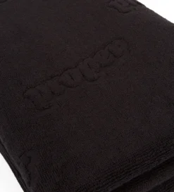 Jacquard Staple Logo Beach Towel (Black) -Unisex Clothing Sales PR SU23 TOWELd1