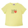 Lovers S/S Women's Baby Tee (Yellow) -Unisex Clothing Sales PR SU23 WLOVERS YEL