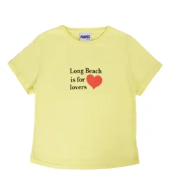 Lovers S/S Women's Baby Tee (Yellow)