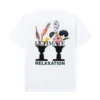 Ultimate Relaxation S/S Tee (White) -Unisex Clothing Sales PS0914 WHTb