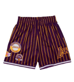 Mitchell & Ness Los Angeles Lakers City Collection Mesh Shorts (Purple / Gold)