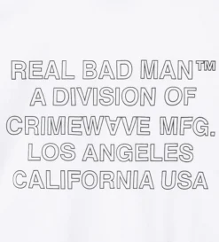 Crimewave MFG S/S Tee (White) -Unisex Clothing Sales RBM09062 WHTd1