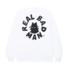 RBM Circle L/S Tee (White) -Unisex Clothing Sales RBM10012 WHTb