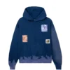 Lotta Tyvek Hoodie (Navy Tie Dye) -Unisex Clothing Sales RBM10087 NVY